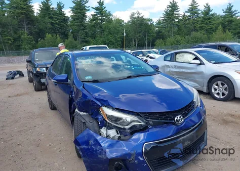 2014 Toyota Corolla S Plus z USA, uszkodzony, nr VIN 2T1BURHE8EC047713